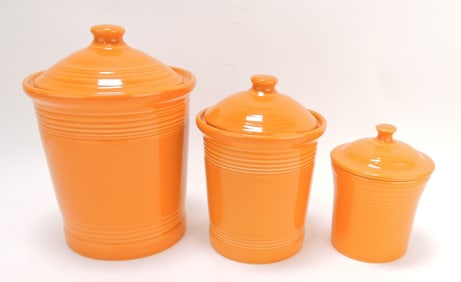 Fiesta Post 86 canister set, 3 pc,