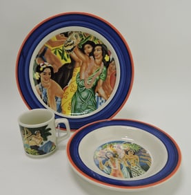 HLC Hawaiian Ware lot of 3 pcs