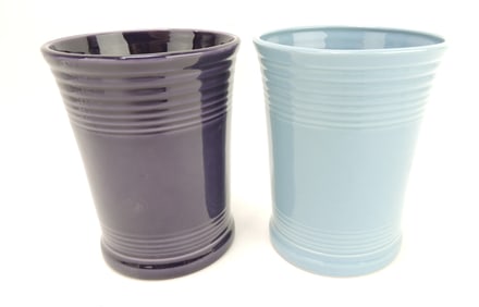 Fiesta Post 86 lot of 2 utensil crocks