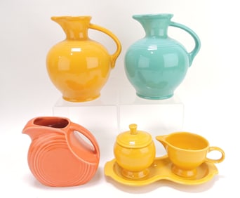 Fiesta Post 86 group: 2 carafes,