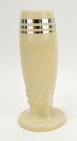 Fiesta Post 86 bud vase, ivory with