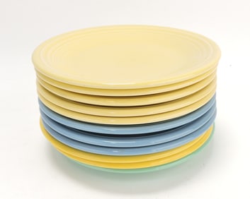 Fiesta Post 86 lot of 11 - 7" plates,