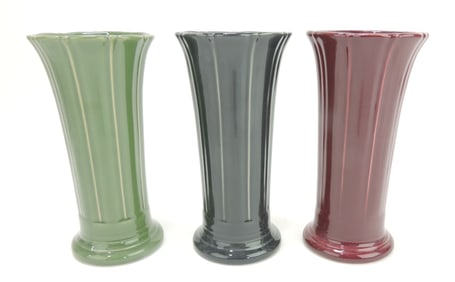 Fiesta Post 86 lot of 3 - 8" flower