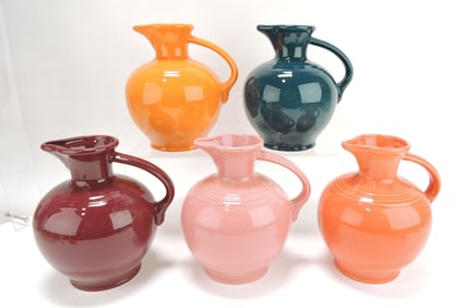 Fiesta Post 86 lot of 5 carafes: