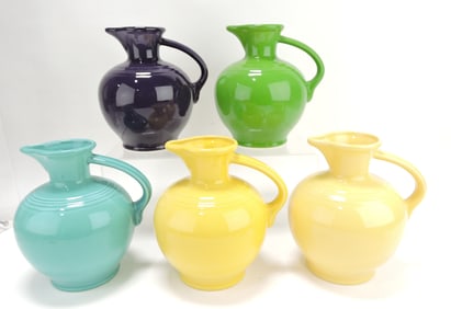 Fiesta Post 86 lot of 5 carafes: