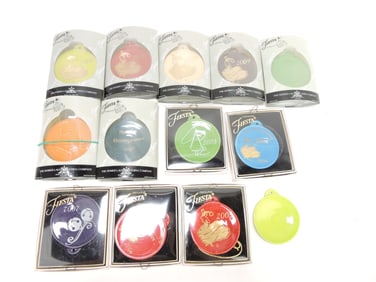 Fiesta Post 86 lot of 13 ornaments