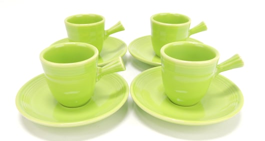 Fiesta Post 86 lot of 4 AD cups &