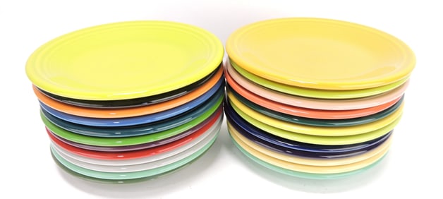 Fiesta Post 86 lot of 24 - 7" plates
