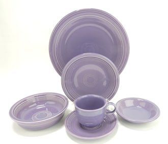 Fiesta Post 86 6 pc place setting,