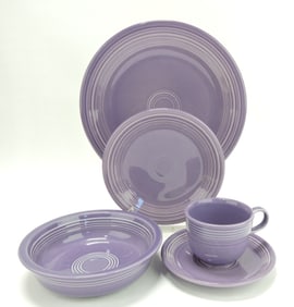 Fiesta Post 86 5 pc place setting,