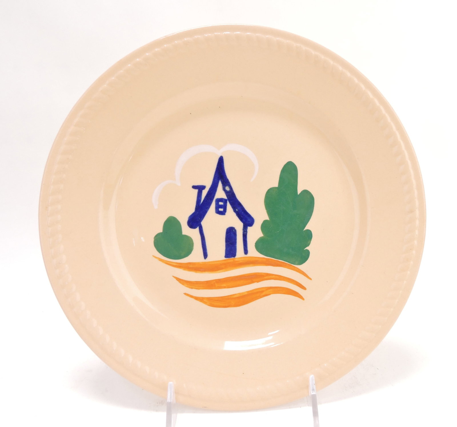 HLC Peasant Ware 10 1/4" plates: .