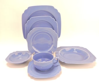 Riviera 7 pc place setting, mauve