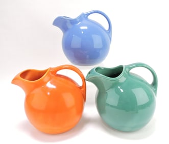 Harlequin lot of 3 ball water jugs