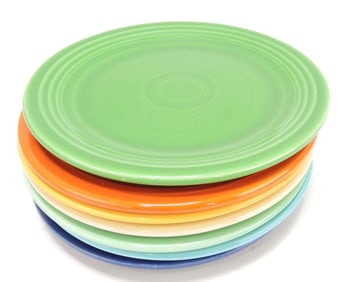 Fiesta 7" plate group: 7 mixed