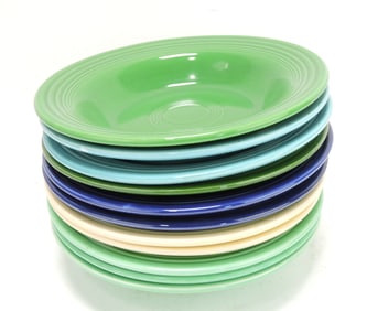 Fiesta deep plate group, 11 mixed