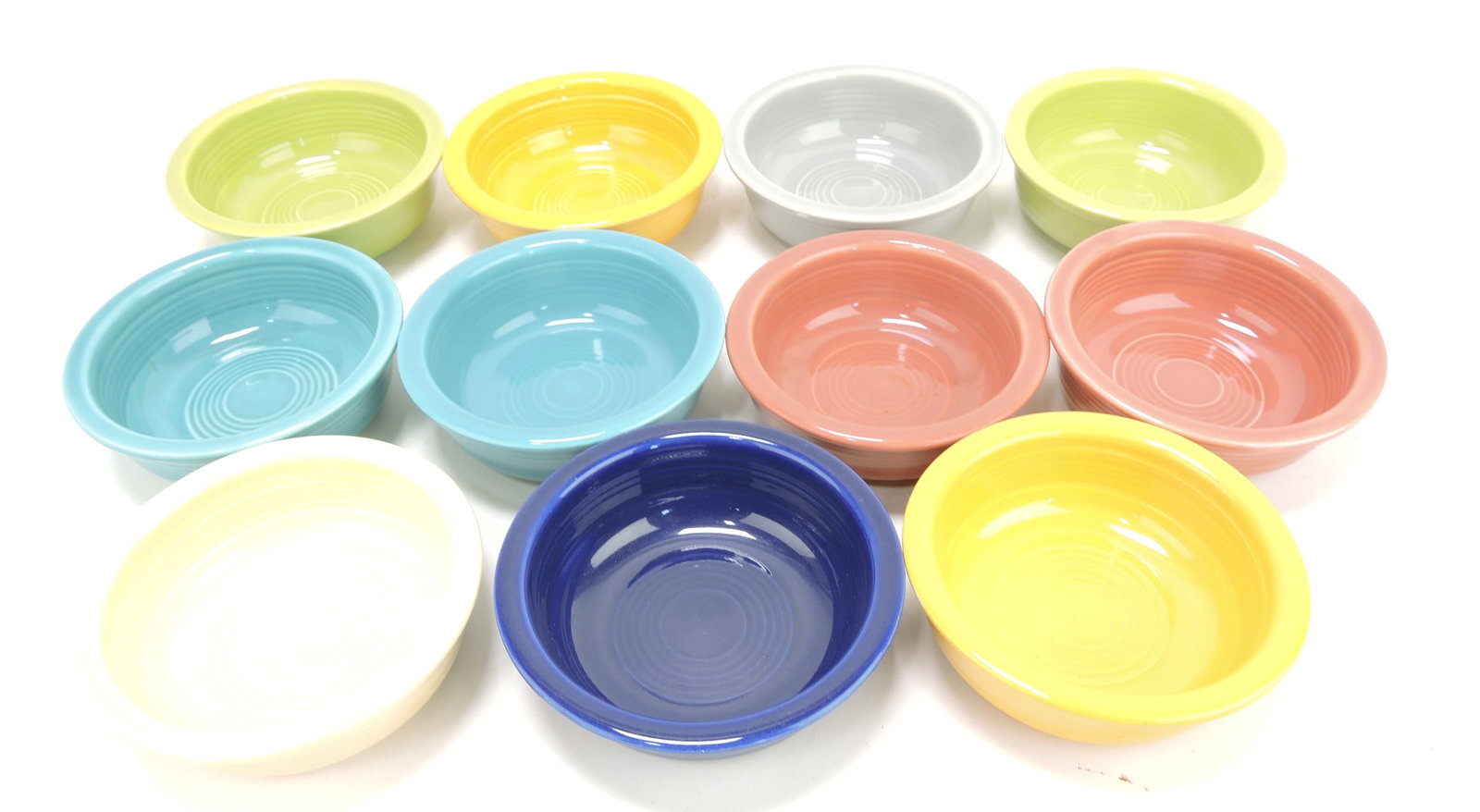 Fiesta 4 3/4" fruit bowl group,: 11 mixed