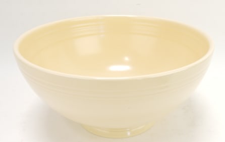 Fiesta footed salad bowl, ivory