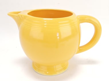 Fiesta ice lip pitcher, yellow