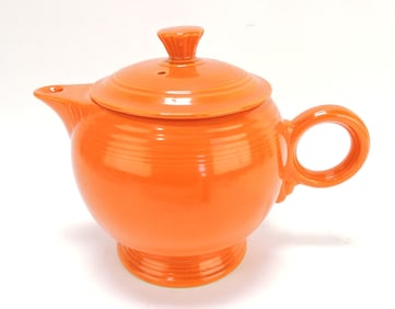 Fiesta large teapot, red