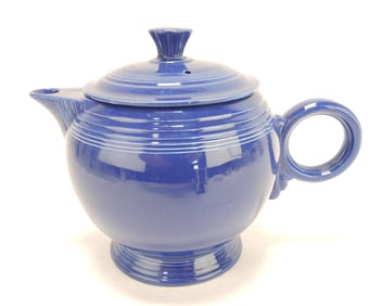 Fiesta large teapot, cobalt