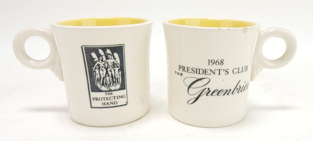 Fiesta advertising mugs,