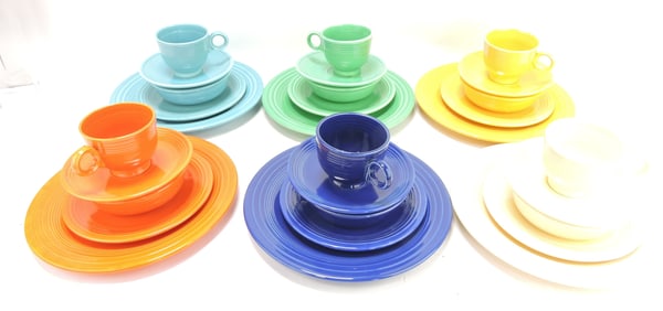 Fiesta 30 pc place setting in all 6