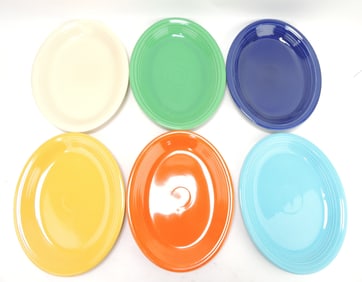Fiesta platter group, all 6 original