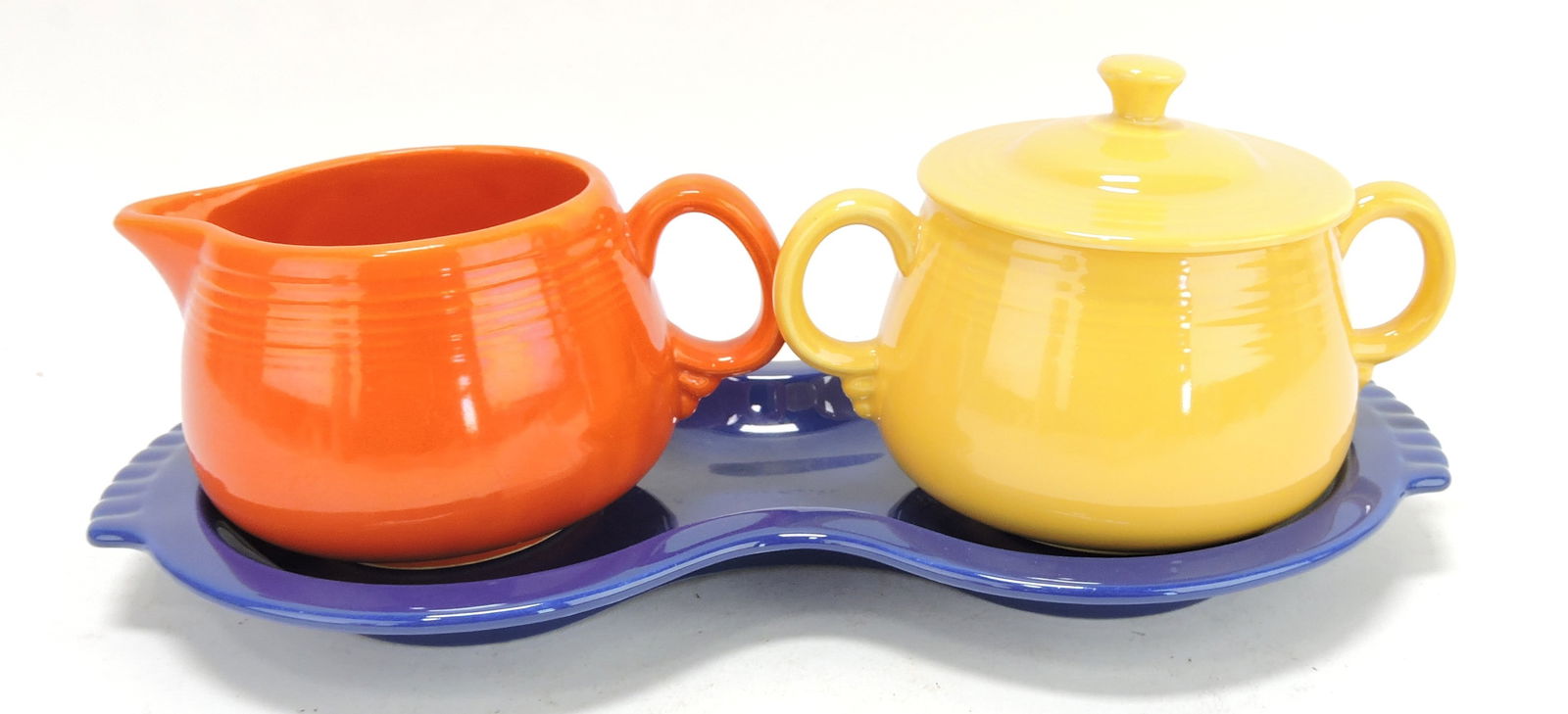 Fiesta promotional cream sugar set (1 of 1)