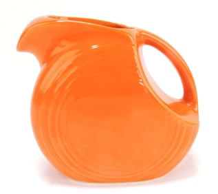 Fiesta disc juice pitcher, red
