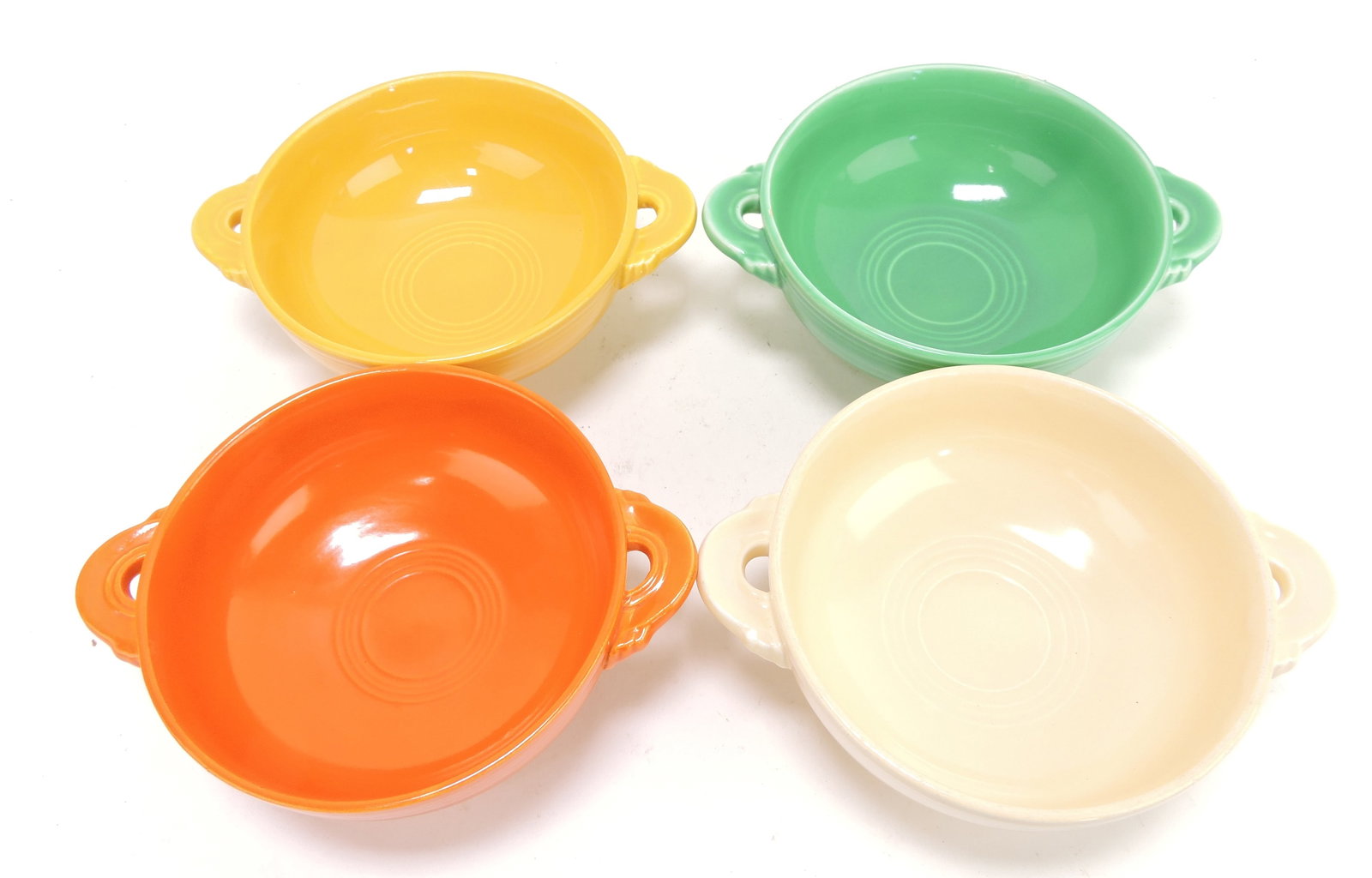 Fiesta cream soup group,: 4 mixed