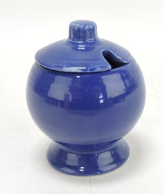Fiesta mustard, cobalt, glaze miss