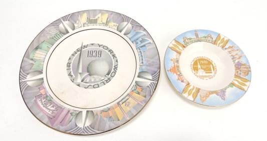 HLC 1939 NY World's Fair plate and