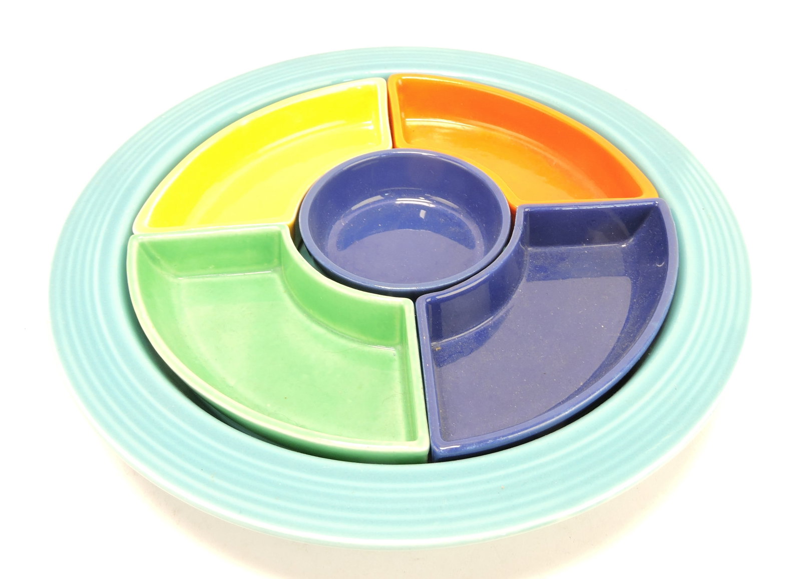 Fiesta relish tray: .