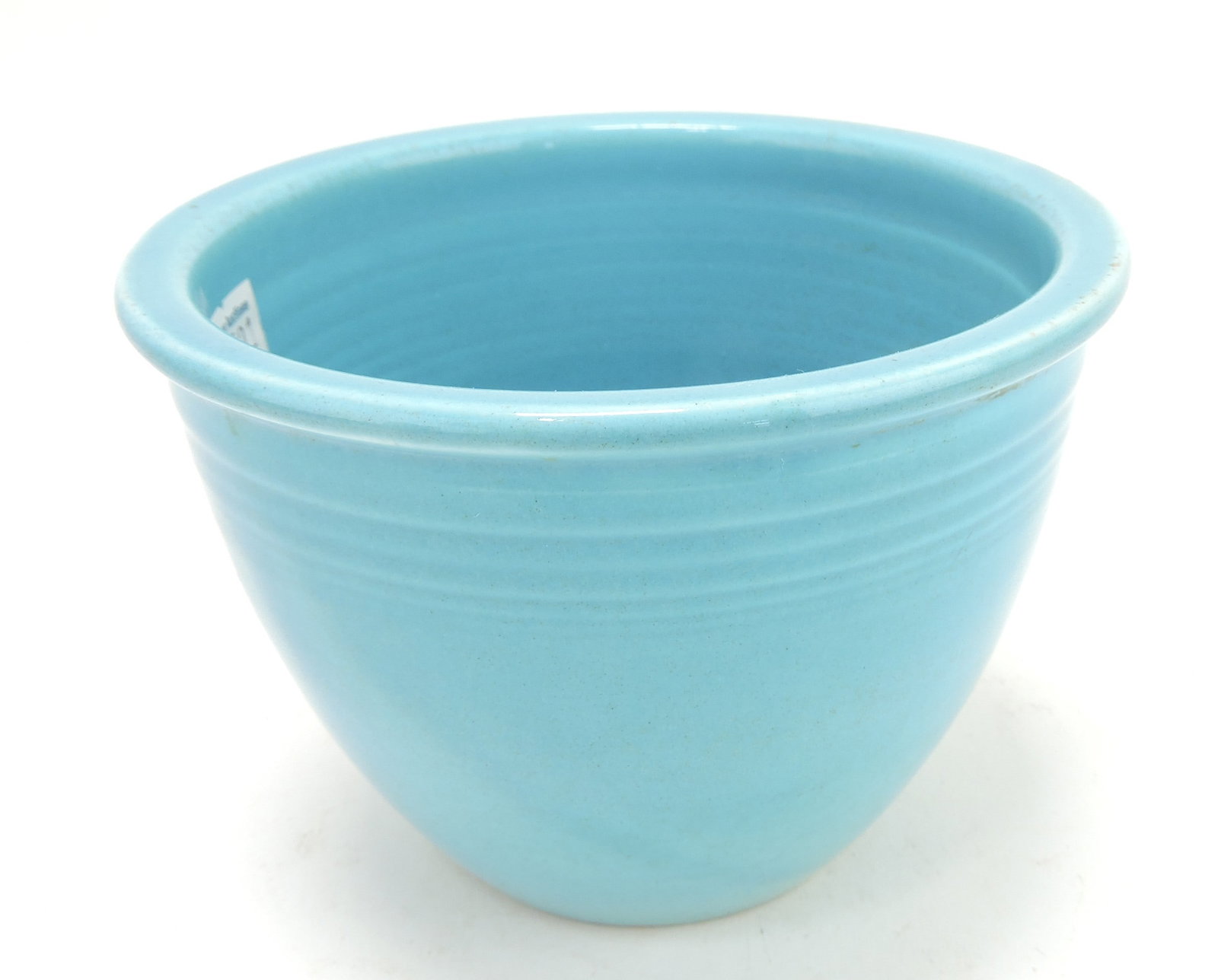 Fiesta #1 mixing bowl, turquoise,: rim nick