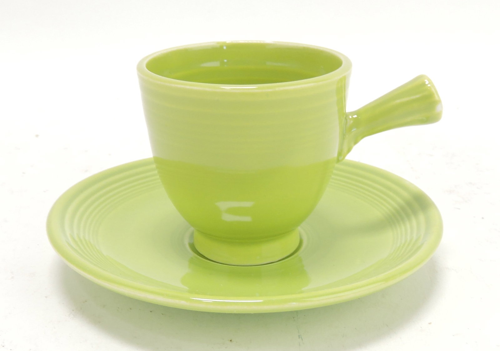 Fiesta demitasse cup & saucer,: chartreuse