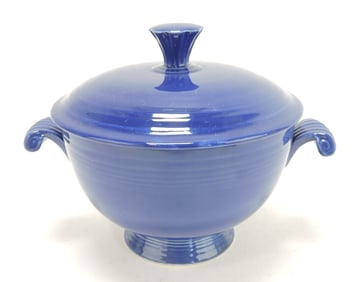 Fiesta covered onion soup, cobalt,