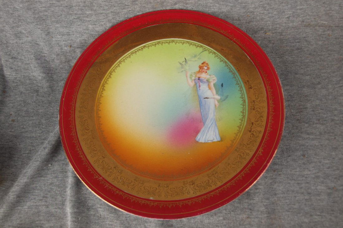 Laughlin Art China Juno 10 1/2" plate : Laughlin Art China Juno 10 1/2" plate