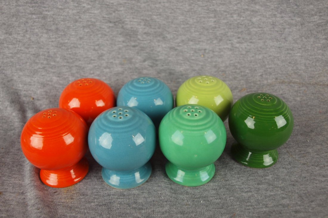 Fiesta salt/pepper group - pair - red and turquoise, s: Fiesta salt/pepper group - pair - red and turquoise, single - light green, forest green and chartreuse