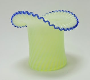 Fenton blue ridge topaz opalescent