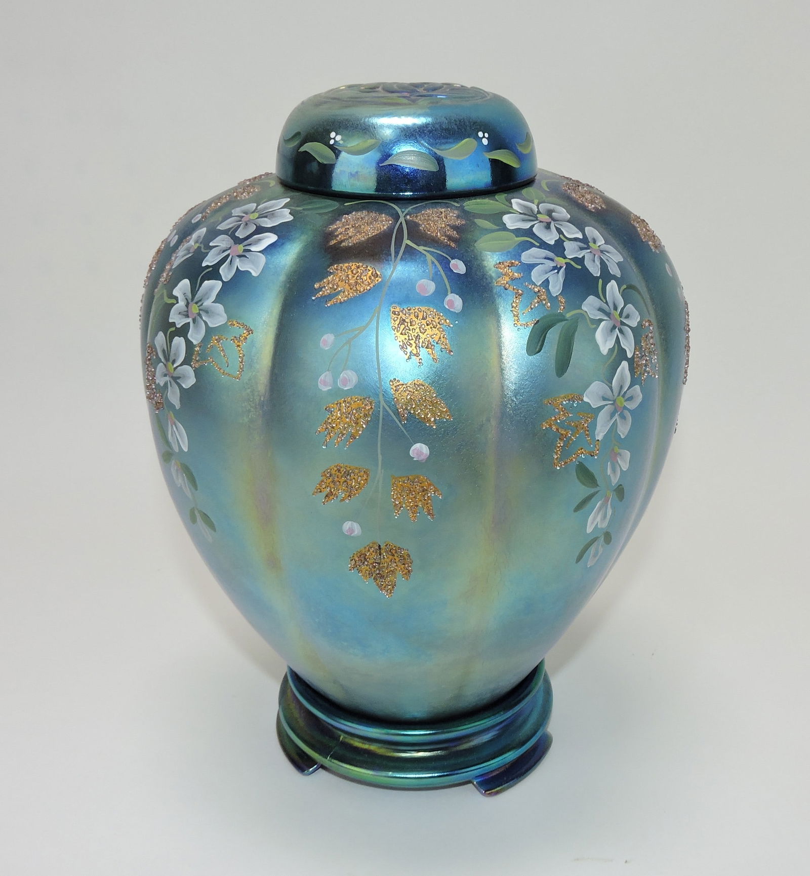 Fenton 1995 Favrene 3 pc ginger jar (1 of 1)