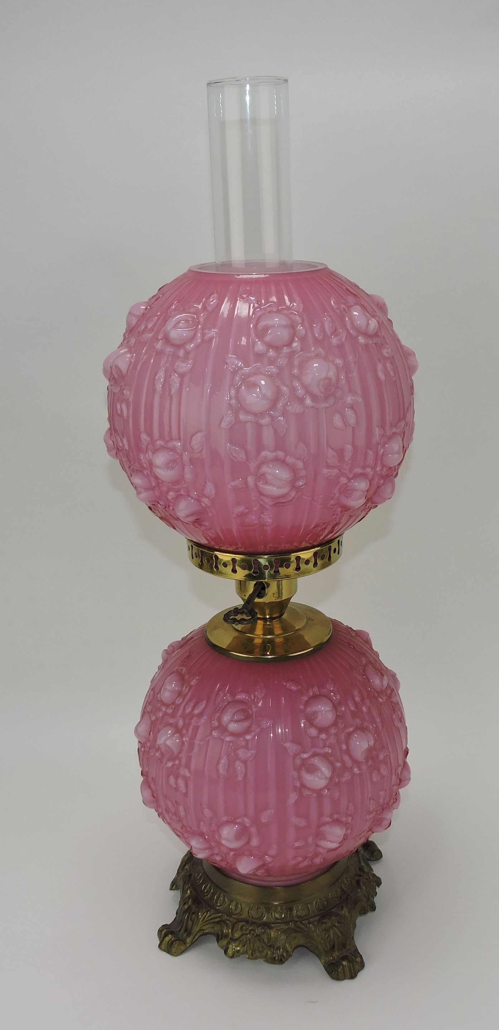 Fenton rose overlay 'Cabbage Rose' (1 of 1)