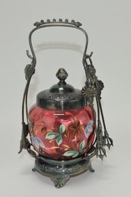 Pairpoint Victorian silverplate pickle