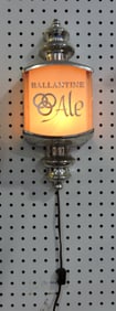 Ballantine Ale coach light lighted