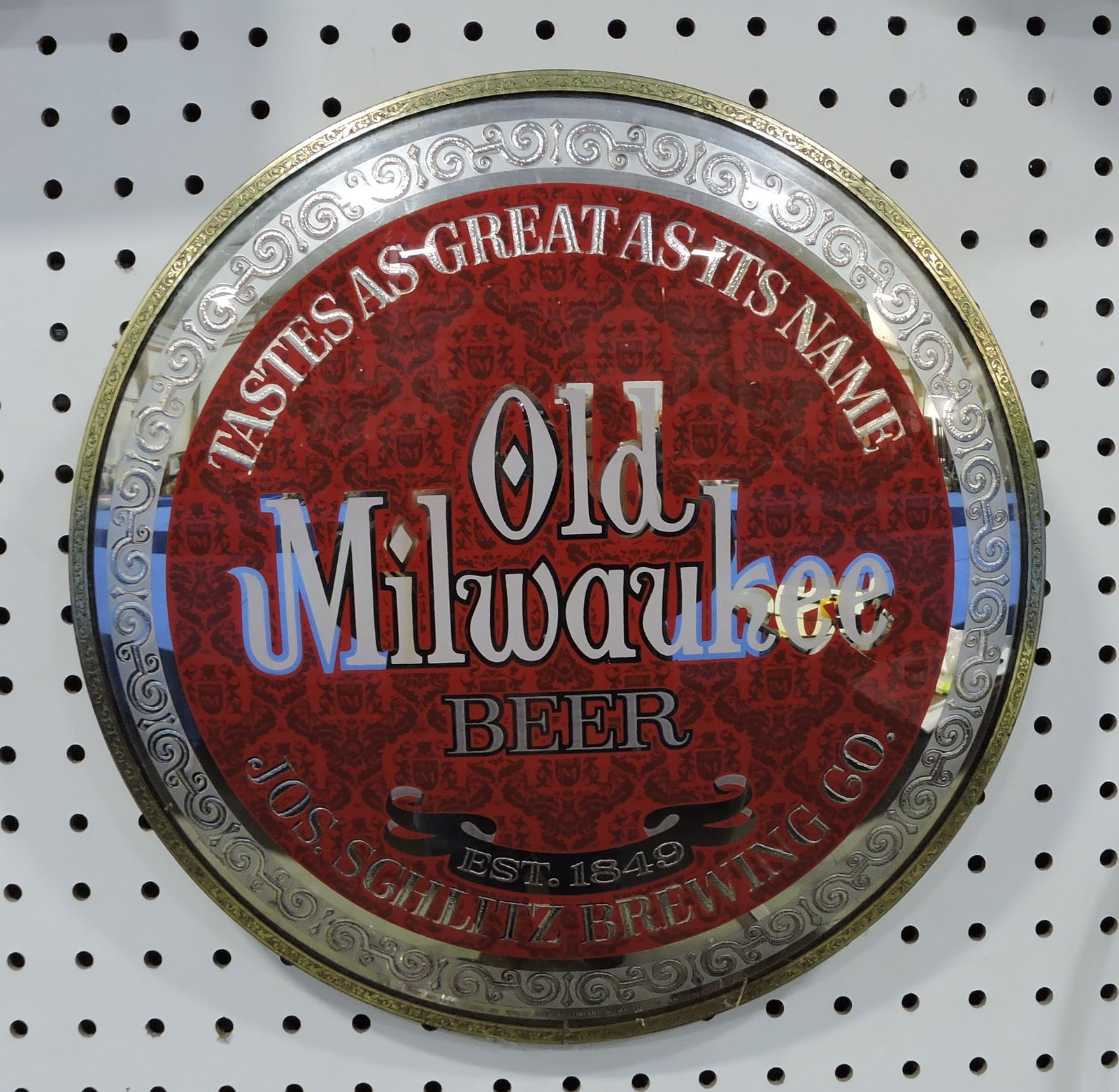 Old Milwaukee Beer advertising sign, (1 of 1)