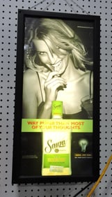 Sauza Tequila lighted advertising sign,