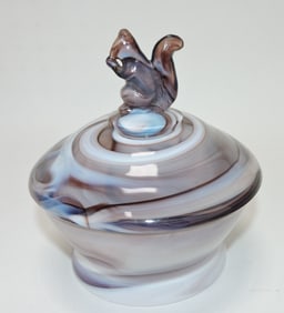 Imperial purple slag squirrel covered