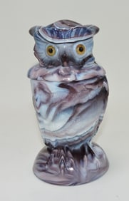 Imperial purple slag owl covered