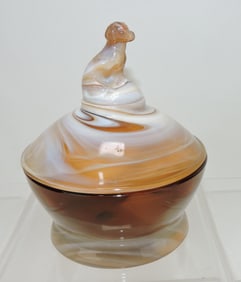 Imperial carmel slag dog covered