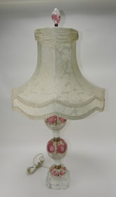 St. Clair pink/white 3 weight table