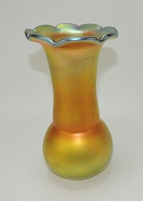 L.C. Tiffany Favrile gold aurene art